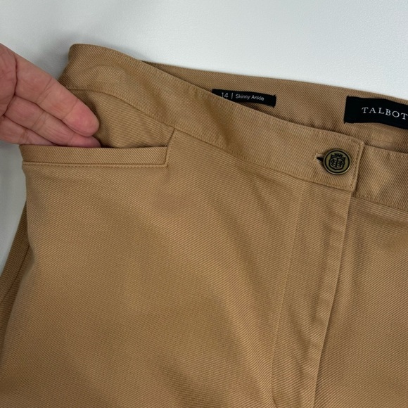 Talbots Dalton Skinny Ankle Equestrian Style Skinny Ankle Pants Womens 14 - Picture 7 of 13